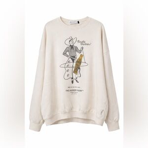 The Laundry Room Coca Cola Graphic Sweatshirt XL White NWT